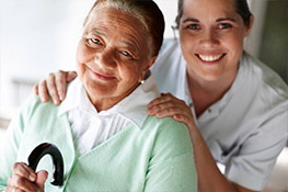 a pasadena caregiver and elderly lady